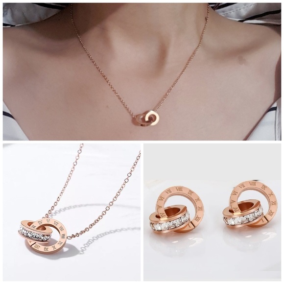 Rose gold pendant necklace - Picture 7 of 8